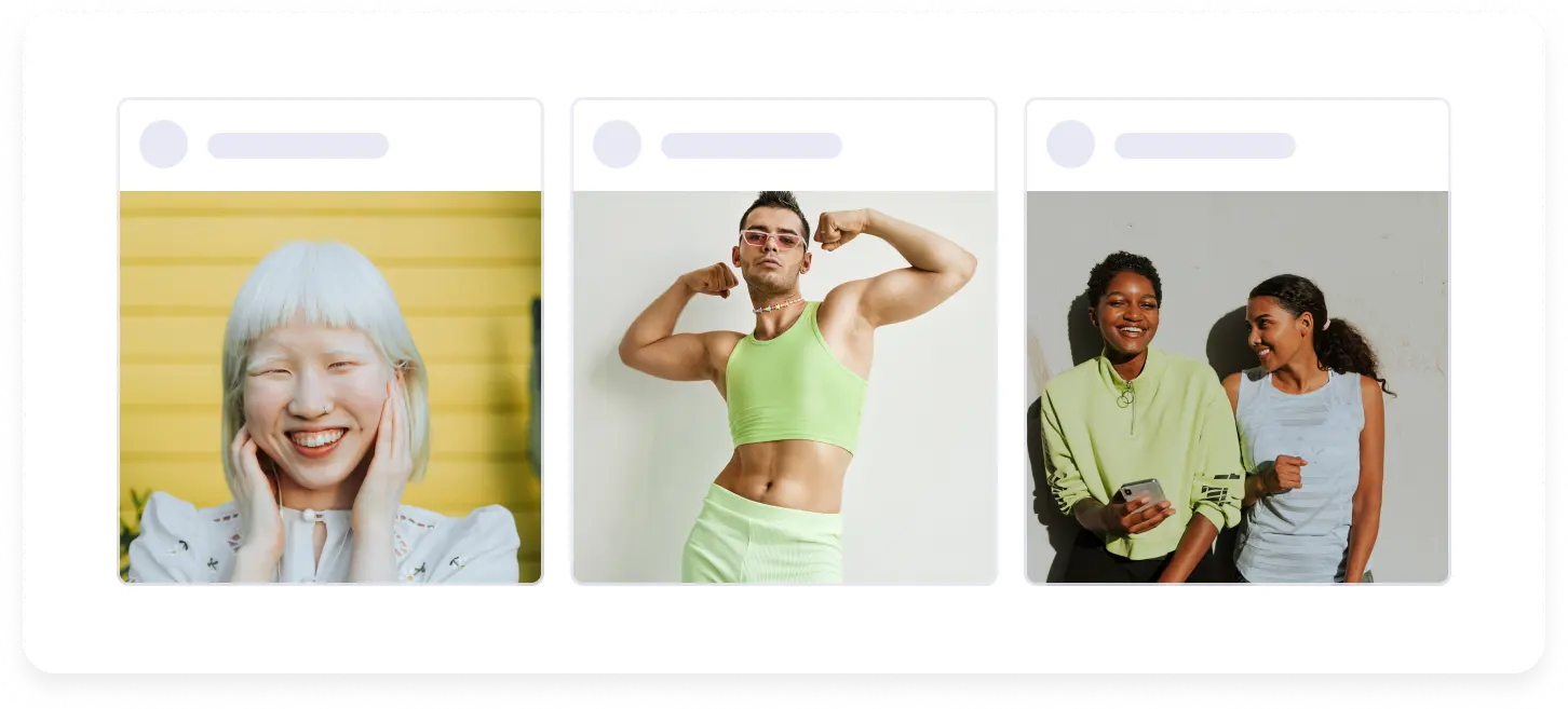 Three content creator Instagram post examples