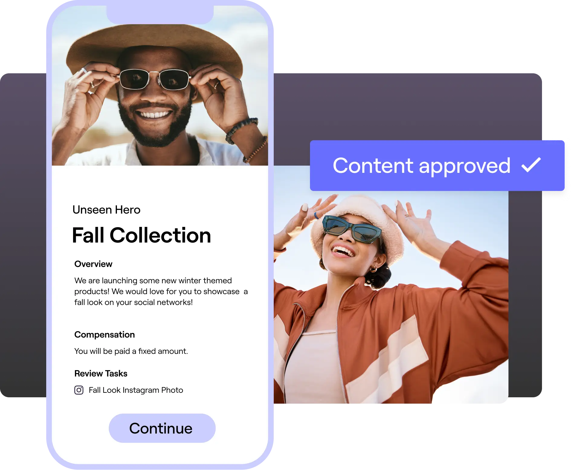 Stylized image of a content creator brief