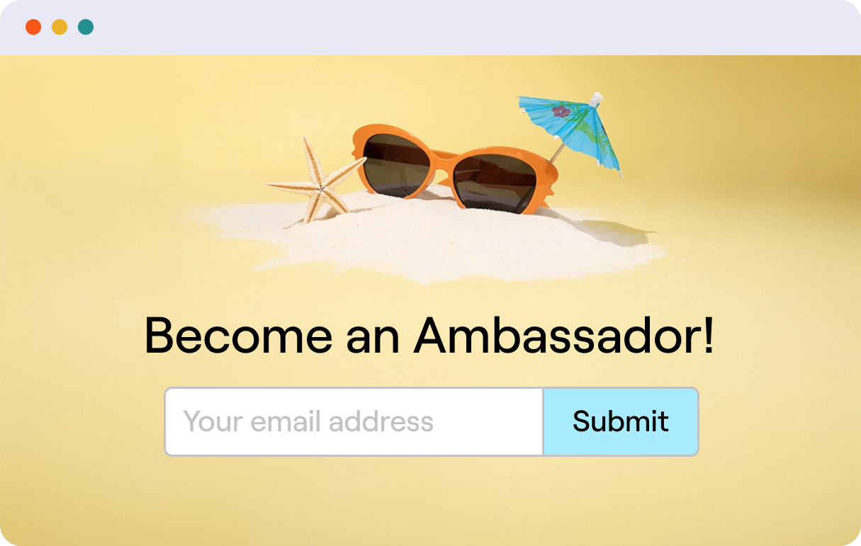 Example of a GRIN landing page